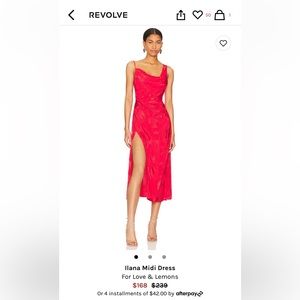 For Love and Lemons Ilana Midi Dress